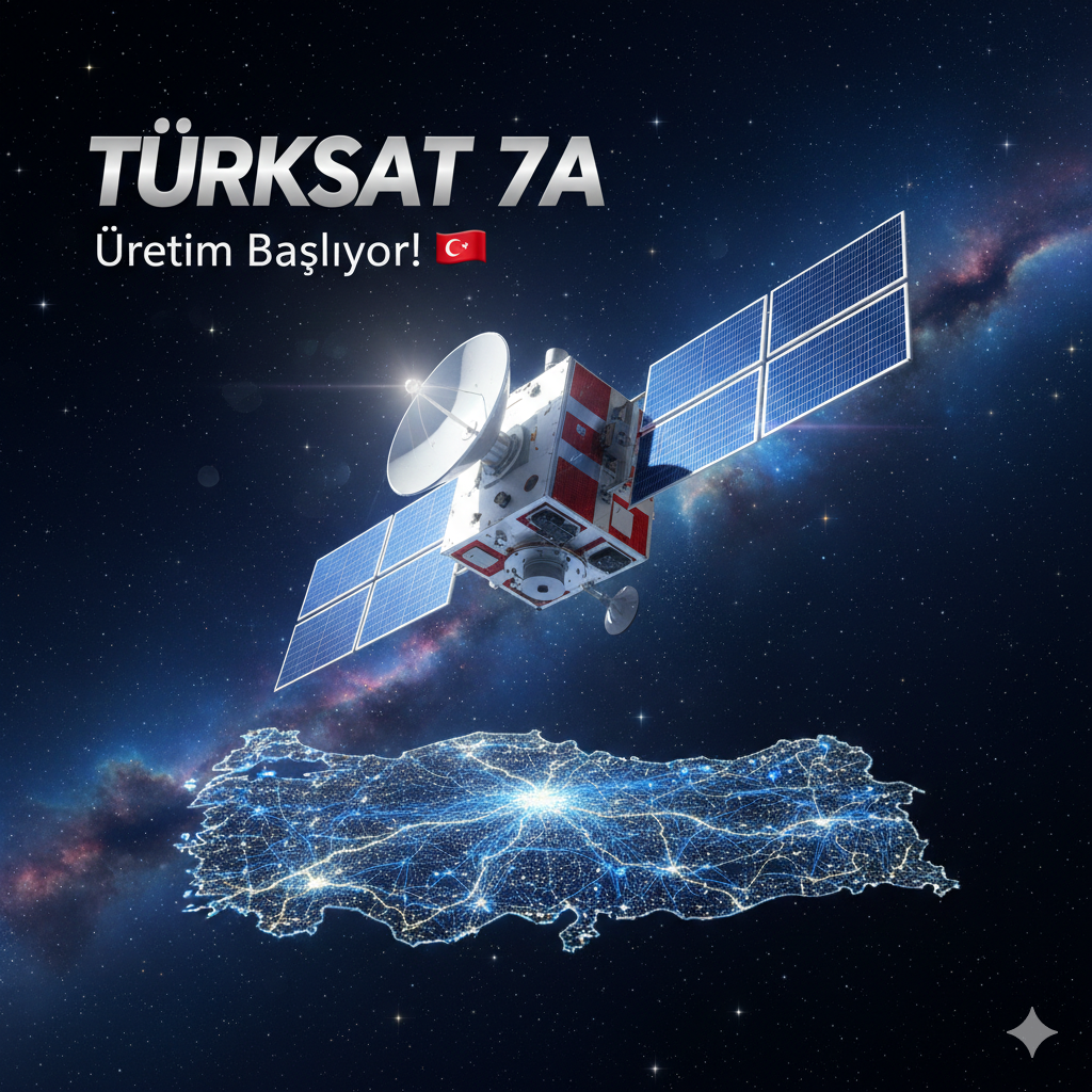 Türkiye’nin Uzaydaki yeni gücü Türksat 7A için üretim süreci başlıyor!